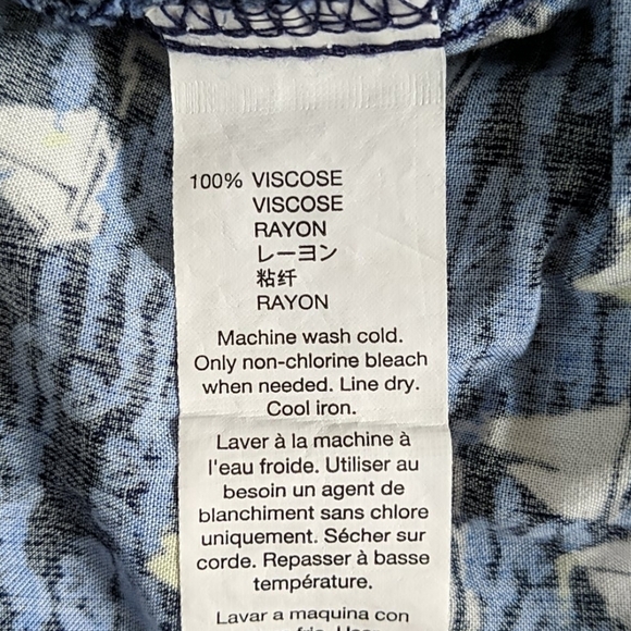 GAP Blue Sailboat Pattern Pull-on Skirt Sz M - Picture 6 of 6
